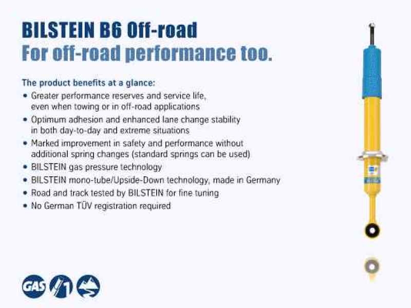 Bilstein 4600 Series 2015 Chevy/GMC Tahoe/Yukon Rear 46mm Monotube Shock Absorber - Striker Modified