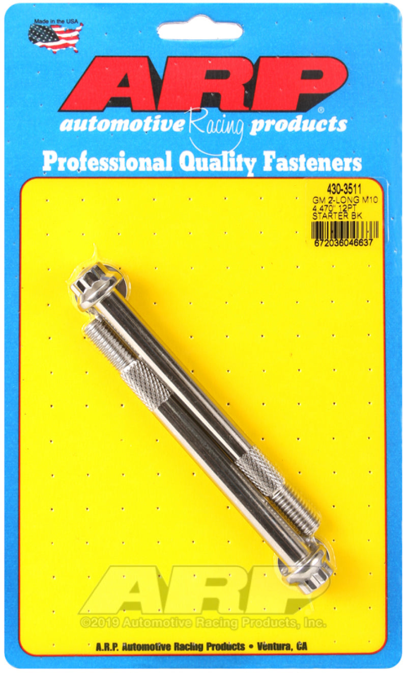 ARP GM M10 X 4.470in 12pt SS Starter Bolt Kit - Striker Modified