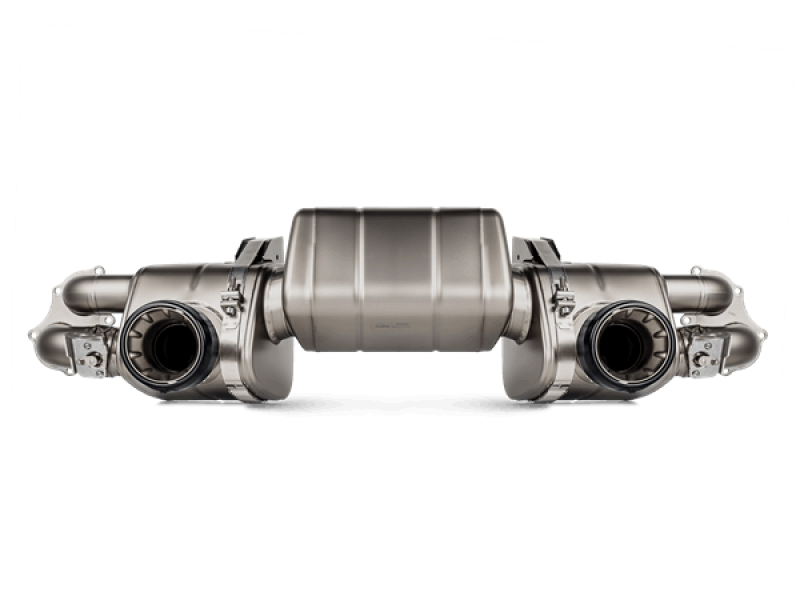 Akrapovic 2020+ Porsche Cayman GT4 (718) Slip-On Race Line (Titanium) (Req Tips / Option 2) - Striker Modified