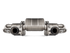 Akrapovic 2020+ Porsche Cayman GT4 (718) Slip-On Race Line (Titanium) (Req Tips / Option 2) - Striker Modified