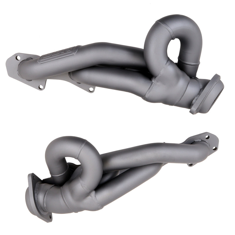 BBK 09-18 Dodge Ram 5.7L Hemi Shorty Tuned Length Exhaust Headers - 1-3/4 Titanium Ceramic - Striker Modified