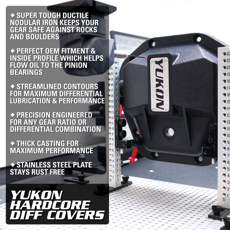 Yukon Gear Hardcore Nodular Iron Cover for Chrysler 9.25in Rear Differential - Striker Modified