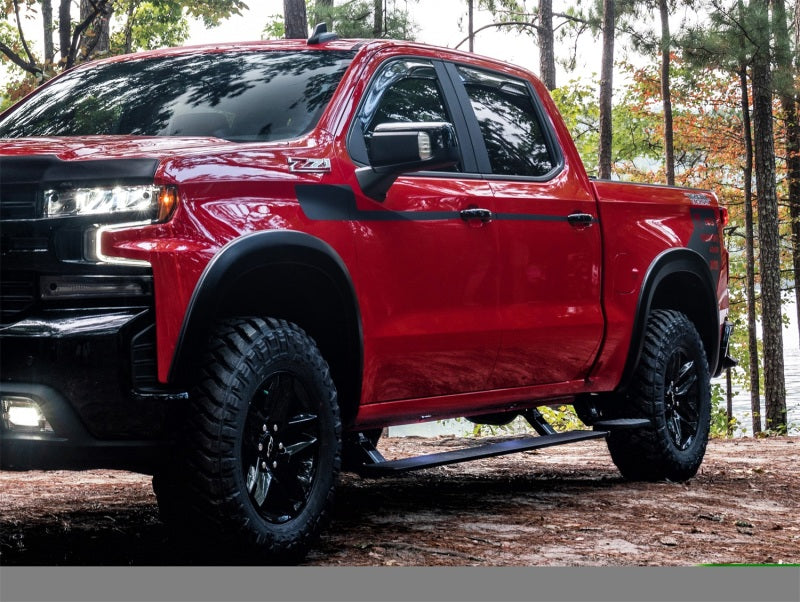 AMP Research 2015-2016 Chevy Silverado 2500/3500 Double/Crew Cab PowerStep Plug N Play - Black - Striker Modified