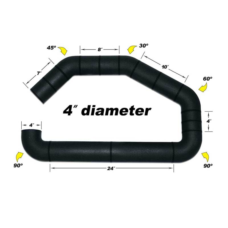 Airaid U-Build-It - 4in Intake Tube - Striker Modified