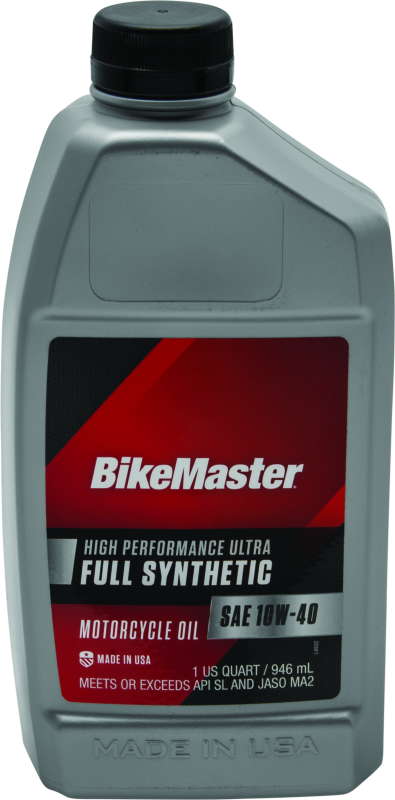 BikeMaster 10W40 Full Synthetic Oil - Quart - Striker Modified