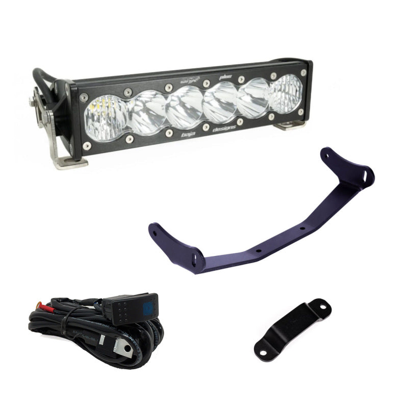 Baja Designs Can-Am Maverick R Clear 10in OnX6+ Shock Tower Kit - Striker Modified