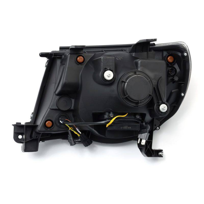 AlphaRex 05-11 Toyota Tacoma PRO-Series Projector Headlights Plank Style Design Alpha Black w/DRL - Striker Modified