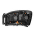 AlphaRex 06-08 Ram 1500HD NOVA LED Proj Headlights Plnk Style Alpha Blk w/Seq Signal/DRL/Amber LED - Striker Modified