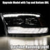 AlphaRex 09-18 Dodge Ram 1500HD LUXX LED Proj Headlights Plnk Style Blk w/Activ Light/Seq Signal/DRL - Striker Modified