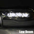 AlphaRex 09-18 Dodge Ram 1500HD NOVA LED Projector Headlights Plank Style Design Alpha Black w/DRL - Striker Modified
