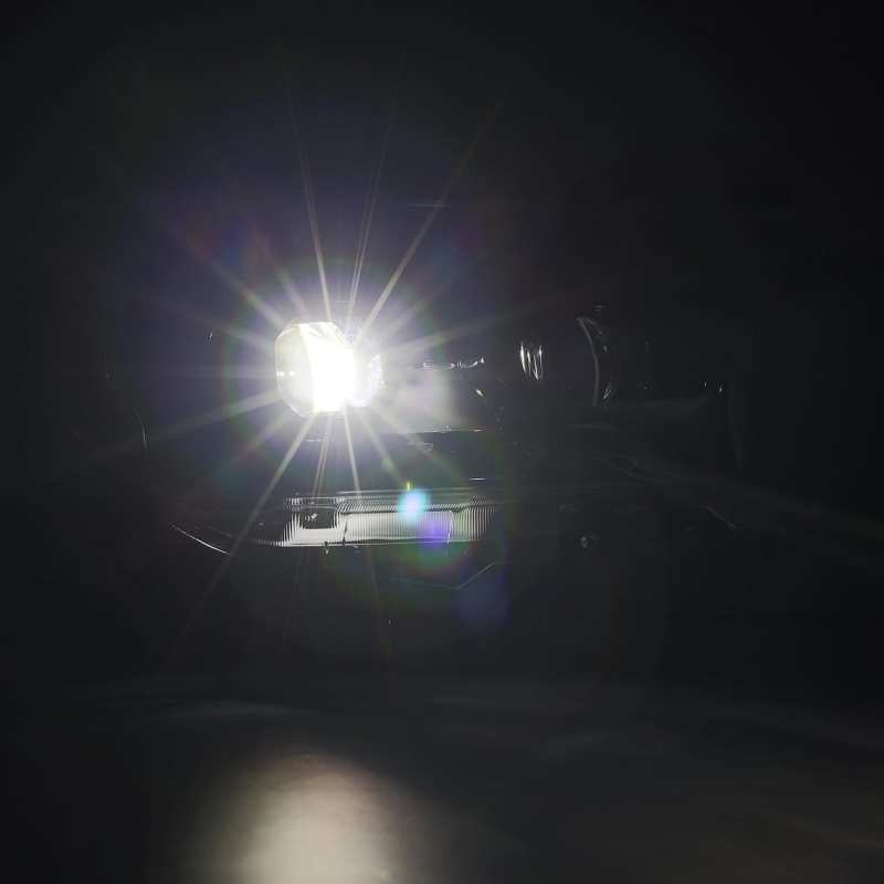 AlphaRex 10-13 Toyota 4Runner LUXX LED Proj Headlights Plank Style Alpha Black w/Seq Signal/DRL - Striker Modified