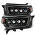 AlphaRex 10-13 Toyota 4Runner NOVA LED Proj Headlights Plank Style Alpha Black w/Seq Signal/DRL - Striker Modified