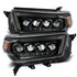 AlphaRex 10-13 Toyota 4Runner NOVA LED Proj Headlights Plank Style Alpha Black w/Seq Signal/DRL - Striker Modified