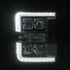 AlphaRex 11-16 Ford F-350 SD NOVA LED Proj Headlights Plank Style Alpha Blk w/Activ Light/Seq Signal - Striker Modified