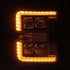 AlphaRex 11-16 Ford F-350 SD NOVA LED Proj Headlights Plank Style Alpha Blk w/Activ Light/Seq Signal - Striker Modified