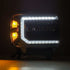 AlphaRex 14-18 GMC Sierra NOVA LED Proj Headlights Plnk Style Alpha Blk w/Activ Light/Seq Signal/DRL - Striker Modified