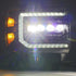 AlphaRex 14-18 GMC Sierra NOVA LED Proj Headlights Plnk Style Alpha Blk w/Activ Light/Seq Signal/DRL - Striker Modified