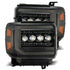 AlphaRex 14-18 GMC Sierra NOVA LED Proj Headlights Plnk Style Alpha Blk w/Activ Light/Seq Signal/DRL - Striker Modified