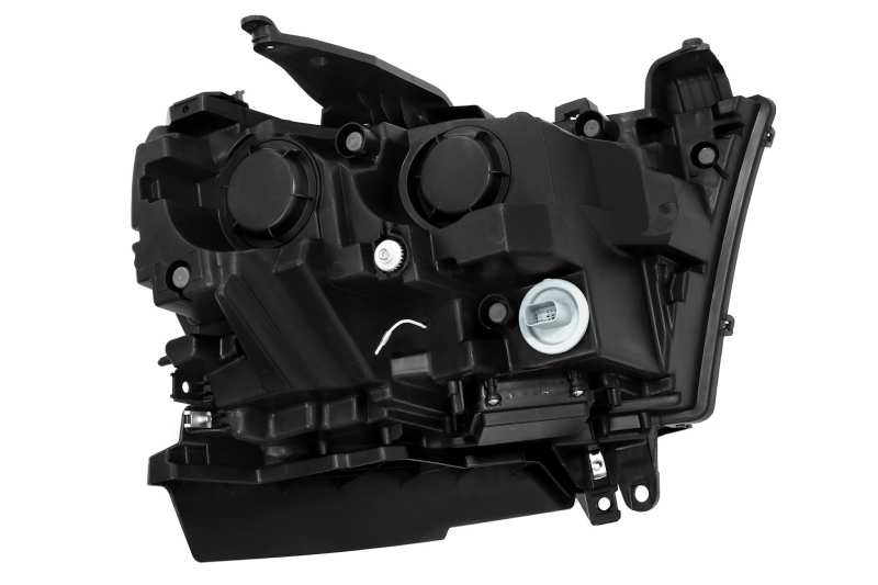 AlphaRex 19-20 Ram 1500HD NOVA LED Proj Headlights Plank Style Gloss Blk w/Activ Lght/Seq Signal/DRL - Striker Modified