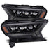 AlphaRex 19-21 Ford Ranger NOVA LED Proj Headlight Plnk Style Alpha Blk w/Activ Light/Seq Signal/DRL - Striker Modified