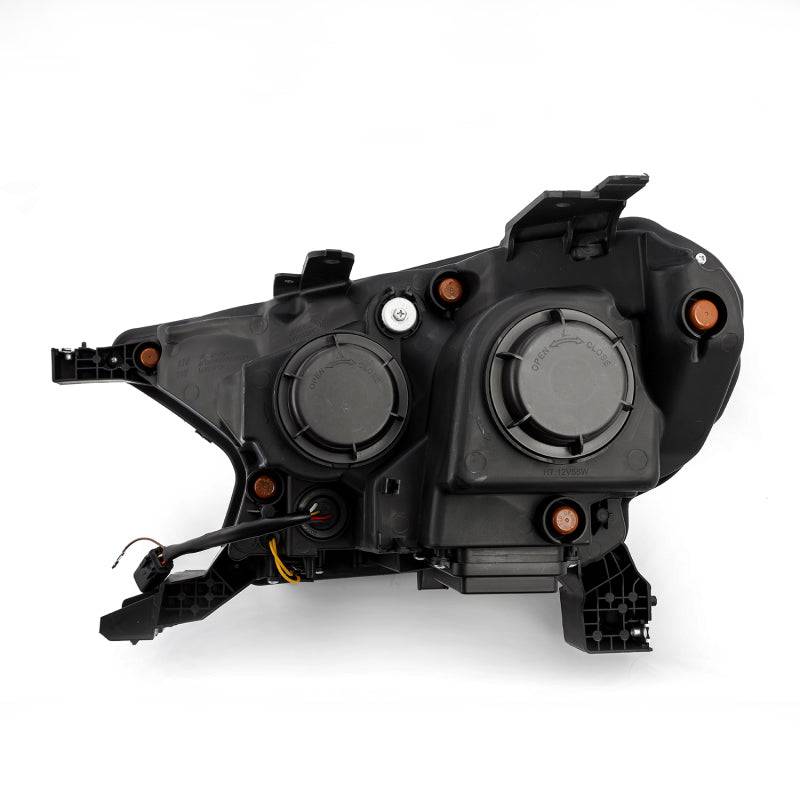 AlphaRex 19-21 Ford Ranger NOVA LED Proj Headlight Plnk Style Alpha Blk w/Activ Light/Seq Signal/DRL - Striker Modified