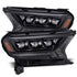 AlphaRex 19-21 Ford Ranger NOVA LED Proj Headlight Plnk Style Alpha Blk w/Activ Light/Seq Signal/DRL - Striker Modified
