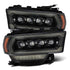 AlphaRex 19-21 Ram 2500 NOVA LED Proj Headlights Plank Style Alpha Blk w/Activ Light/Seq Signal/DRL - Striker Modified