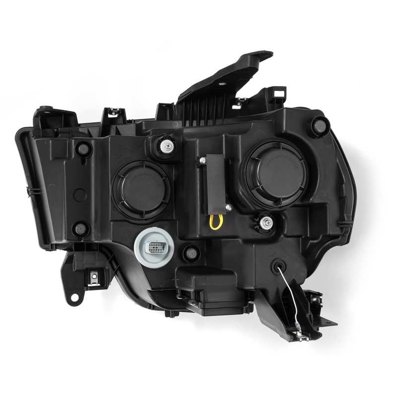 AlphaRex 19-21 Ram 2500 PRO-Series Projector Headlights Plank Style Alpha Black w/Activation Light - Striker Modified