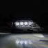AlphaRex 2011+ Toyota Sienna NOVA LED Proj Headlights Plank Style Black w/Activ Light/Seq Signal/DRL - Striker Modified