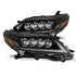 AlphaRex 2011+ Toyota Sienna NOVA LED Proj Headlights Plank Style Black w/Activ Light/Seq Signal/DRL - Striker Modified