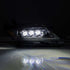 AlphaRex 2011+ Toyota Sienna NOVA LED Proj Headlights Plank Style Black w/Activ Light/Seq Signal/DRL - Striker Modified