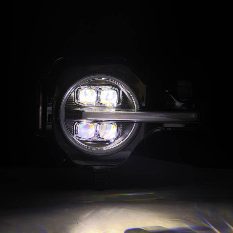 AlphaRex 21-23 Ford Bronco NOVA LED Projector Headlights Black - Striker Modified