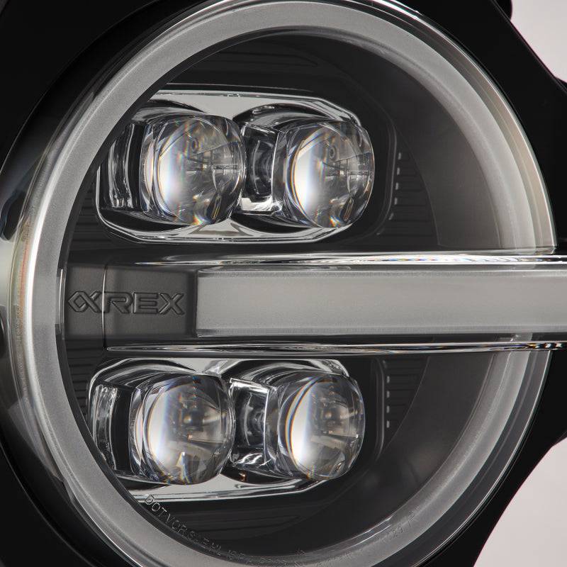 AlphaRex 21-23 Ford Bronco NOVA LED Projector Headlights Black - Striker Modified