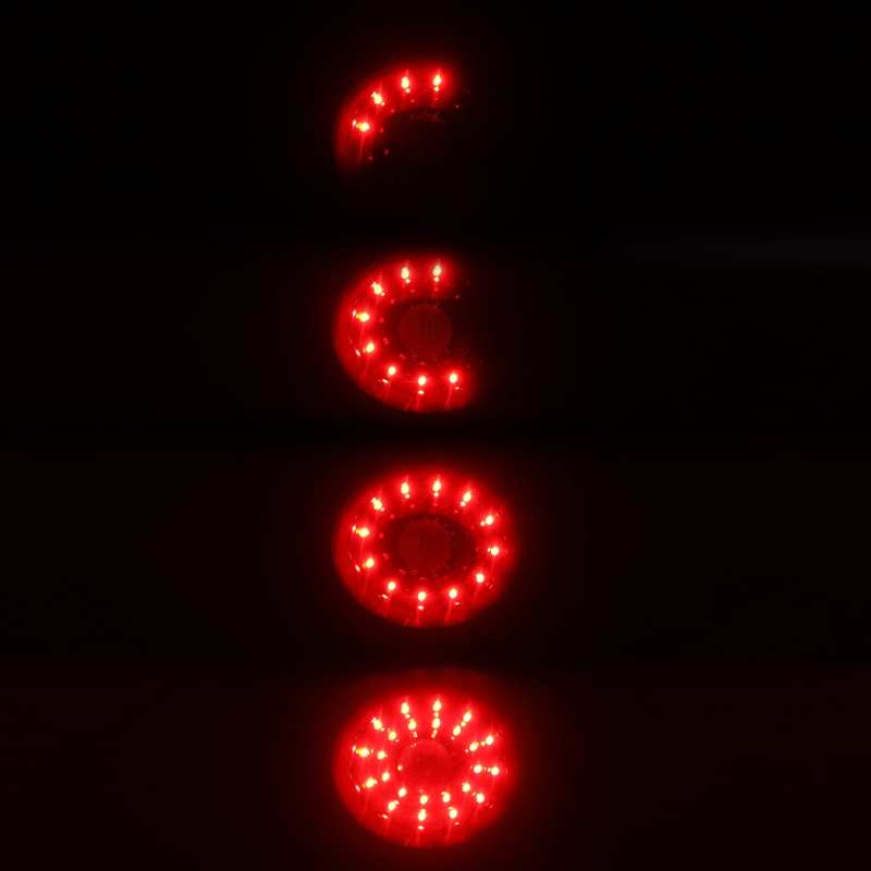 AlphaRex 05-13 Chevrolet Corvette PRO-Series LED Tail Lights Jet Black - Striker Modified
