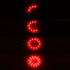 AlphaRex 05-13 Chevrolet Corvette PRO-Series LED Tail Lights Jet Black - Striker Modified