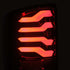 AlphaRex 14-18 Chevrolet Silverado 1500 PRO-Series LED Tail Lights Jet Black - Striker Modified