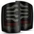 AlphaRex 14-18 GMC Sierra 1500 PRO-Series LED Tail Lights Jet Black - Striker Modified