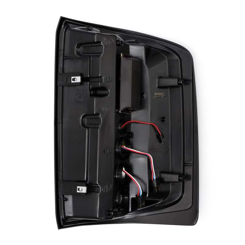 AlphaRex 14-18 GMC Sierra 1500 PRO-Series LED Tail Lights Jet Black - Striker Modified
