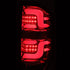 AlphaRex 14-20 Toyota Tundra PRO-Series LED Tail Lights Jet Black - Striker Modified