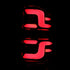 AlphaRex 14-20 Toyota Tundra PRO-Series LED Tail Lights Jet Black - Striker Modified
