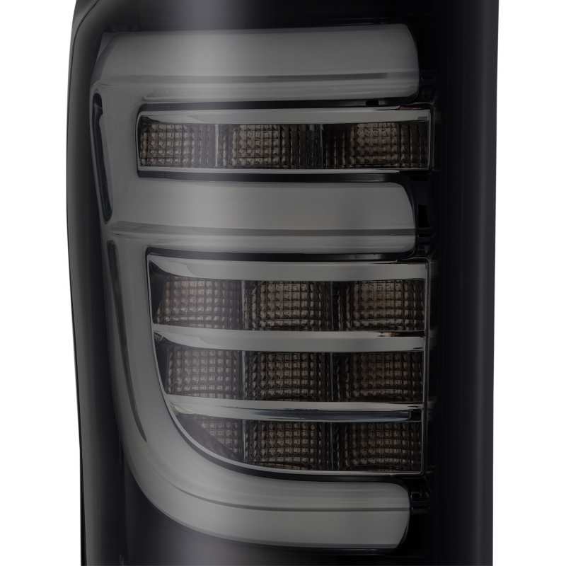 AlphaRex 15-17 Ford F-150 (Excl Models w/Blind Spot Sensor) PRO-Series LED Tail Lights Jet Black - Striker Modified