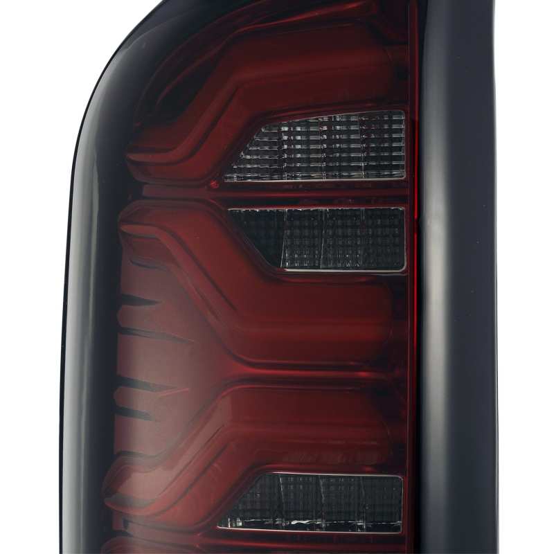 AlphaRex 16-20 Toyota Tacoma PRO-Series LED Tail Lights Red Smoke - Striker Modified