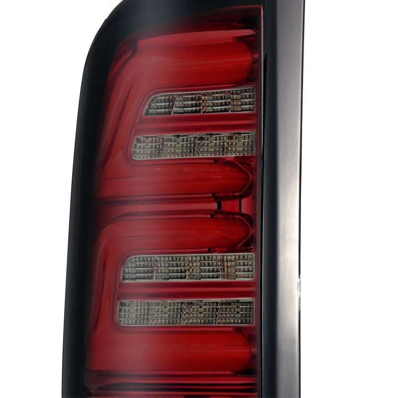 AlphaRex 97-03 Ford F-150 (Excl 4 Door SuperCrew Cab) PRO-Series LED Tail Lights Red Smoke - Striker Modified