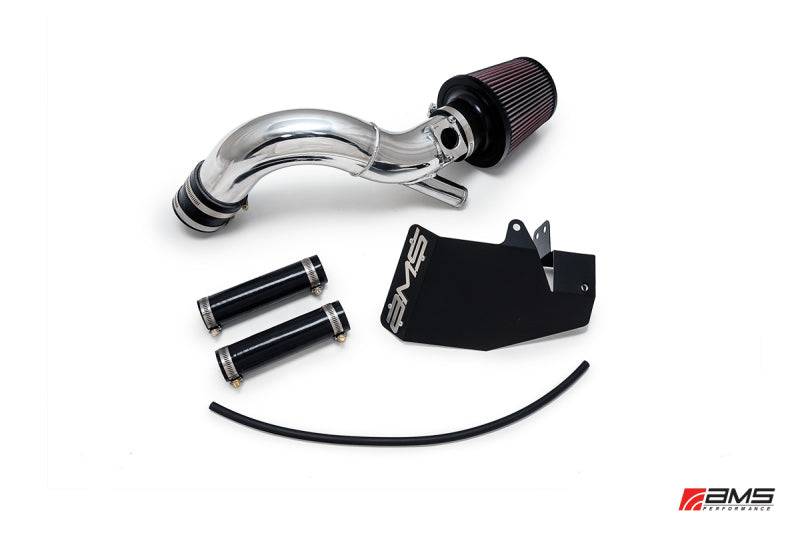 AMS Performance 08-15 Mitsubishi EVO X Replacement Intake Pipe w/MAF Housing & Bungs - Polished - Striker Modified