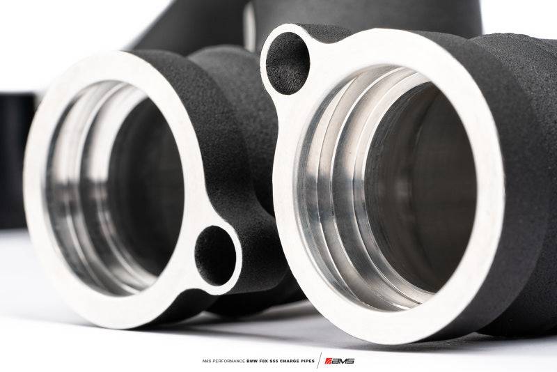 AMS Performance 15-18 BMW M3 / 15-20 BMW M4 w/ S55 3.0L Turbo Engine Charge Pipes - Striker Modified