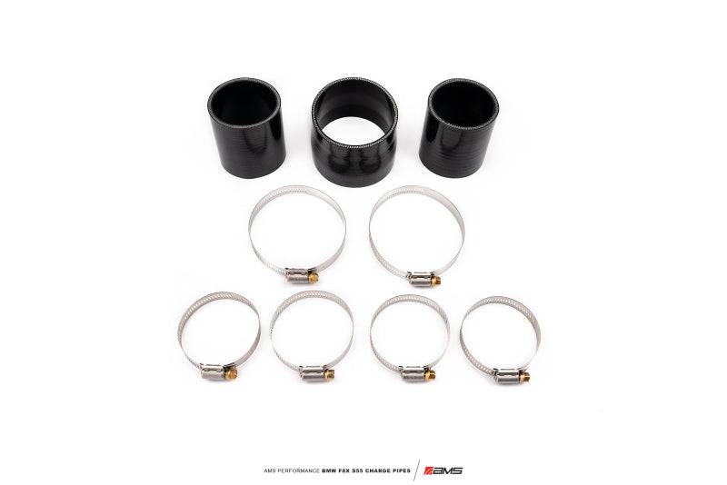 AMS Performance 15-18 BMW M3 / 15-20 BMW M4 w/ S55 3.0L Turbo Engine Charge Pipes - Striker Modified