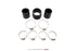 AMS Performance 15-18 BMW M3 / 15-20 BMW M4 w/ S55 3.0L Turbo Engine Charge Pipes - Striker Modified