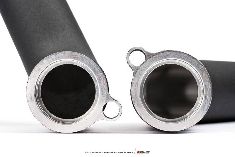 AMS Performance 15-18 BMW M3 / 15-20 BMW M4 w/ S55 3.0L Turbo Engine Charge Pipes - Striker Modified