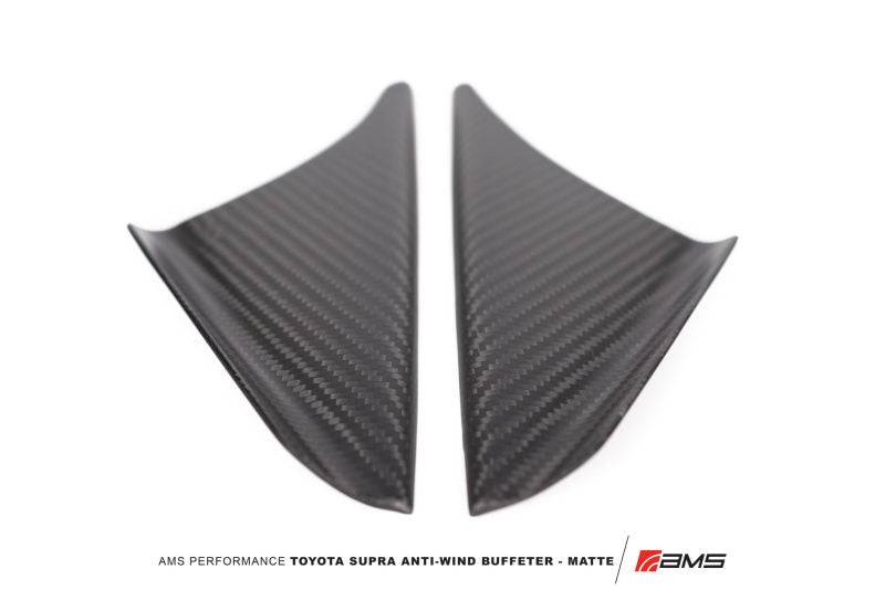 AMS Performance 2020+ Toyota GR Supra Anti-Wind Buffeting Kit - Matte Carbon - Striker Modified