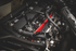AMS Performance 08-15 Mitsubishi EVO X CNC Machined Aluminum Fuel Rail w/Pulsation Dampener - Red - Striker Modified